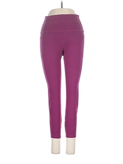 Pre-owned Skechers Active Pants In Purple