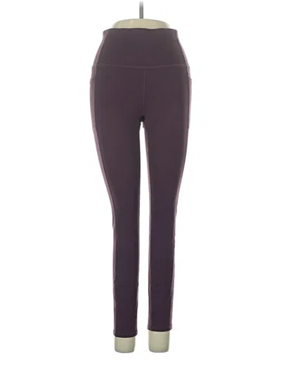 Pre-owned Skechers Active Pants In Purple