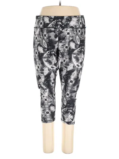 Pre-owned Skechers Active Pants In Silver