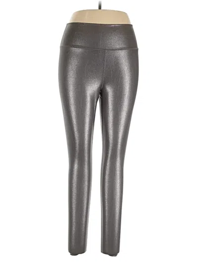 Pre-owned Skechers Active Pants In Silver