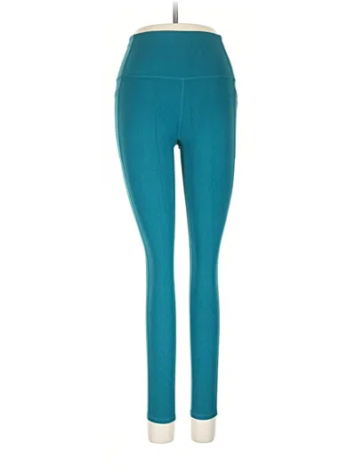 Pre-owned Skechers Active Pants In Teal