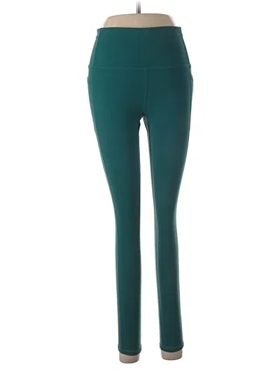 Pre-owned Skechers Active Pants In Teal