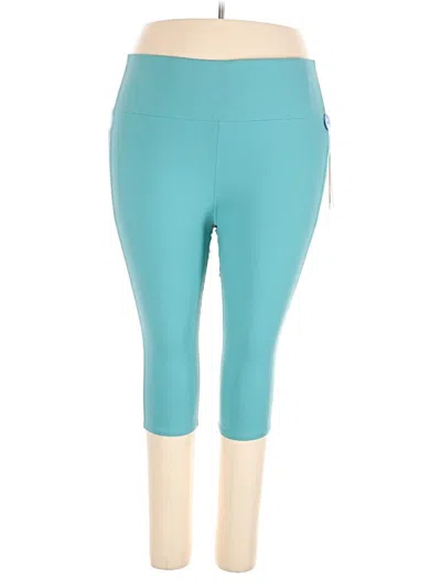 Pre-owned Skechers Active Pants In Teal