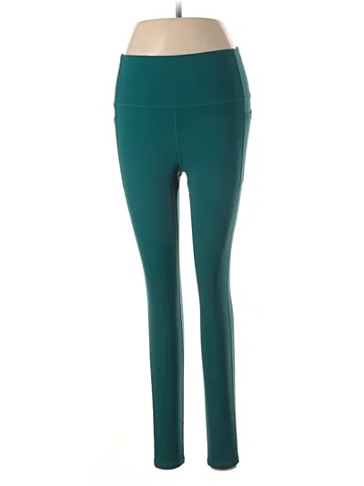 Pre-owned Skechers Active Pants In Teal