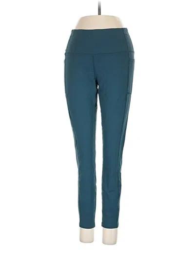Pre-owned Skechers Active Pants In Teal