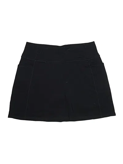 Pre-owned Skechers Active Skort In Black