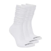 Skechers Active Slouch Womens 3 Pair Crew Socks In White
