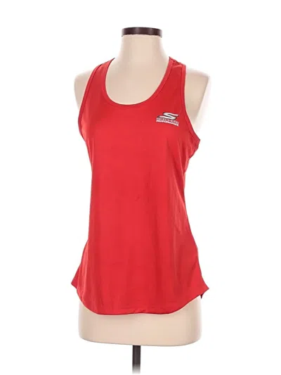 Pre-owned Skechers Active Tank Top In Red