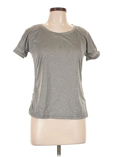 Pre-owned Skechers Active T-shirt In Gray