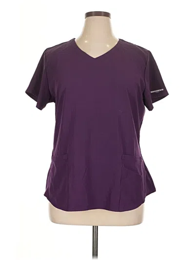 Pre-owned Skechers Active T-shirt In Purple