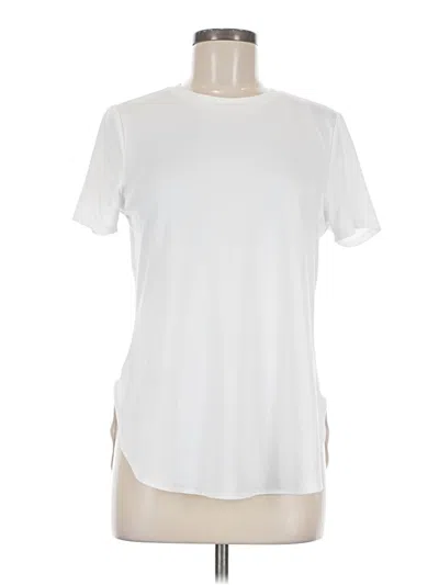 Pre-owned Skechers Active T-shirt In White