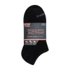 Skechers Active Womens Multi-pack 6 Pair No Show Socks In Black