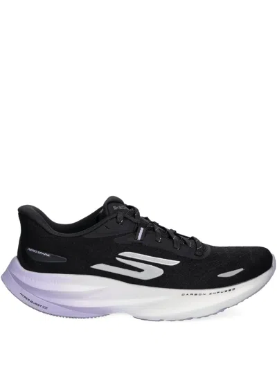 Skechers Aero Spark Lace-up Sneakers In Black