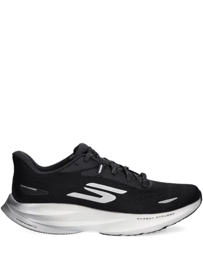 Skechers Aero Spark Lace-up Sneakers In Black