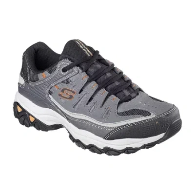 Skechers After Burn Memory Fit Mens Athletic Shoes In Black