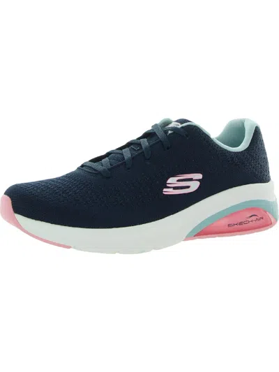 Skechers Air Extreme 2.0 Classic Vibe Womens Manmade Fabric Sneaker Athletic And Training Shoes In Blue