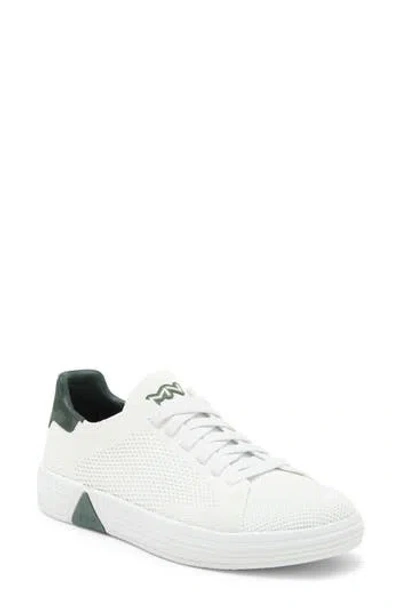 Skechers Alpha Cup Brayden Lace-up Sneaker In White/green