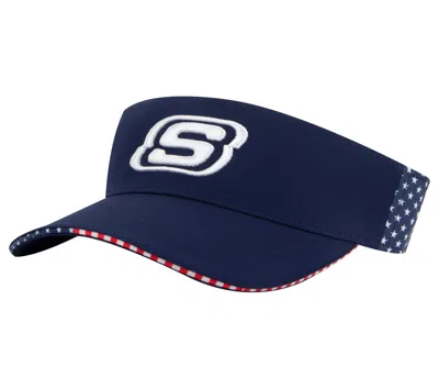 Skechers Americana Visor In Blue