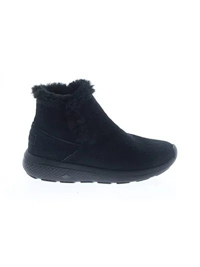 Pre-owned Skechers Ankle Boots In Black