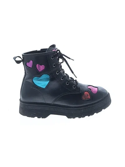 Pre-owned Skechers Ankle Boots In Black