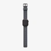 Skechers Apple Watch Compatible Mens Gray Watch Band Srs1001 In Black