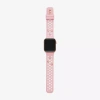 Skechers Apple Watch Compatible Unisex Adult Watch Band Srs6002 In Pink