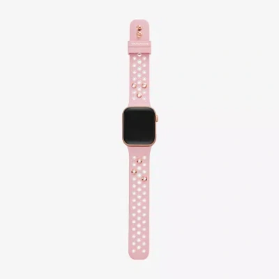Skechers Apple Watch Compatible Unisex Adult Watch Band Srs6002 In Pink