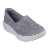 Skechers Arch Fit Laguna Adore Her Womens Round Closed Toe Slip-on Shoe In Gray