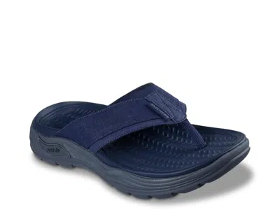 Skechers Arch Fit Motley Rigel Sandal In Blue
