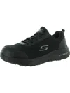 Skechers Arch Fit Sr- Ringstap Mens Steel Toe Slip Resistant Work And Safety Shoes In Black