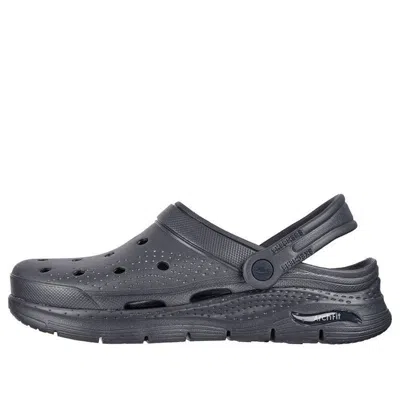 Skechers Arch Fit 'valiant - Navy' In Black