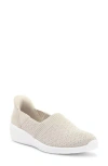 Skechers Arya Swift-fit Slip-on Sneaker In Light Gray/silver