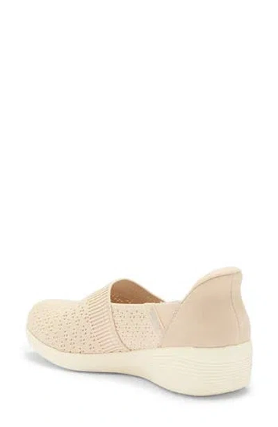 Skechers Arya Swift-fit Slip-on Sneaker In Natural
