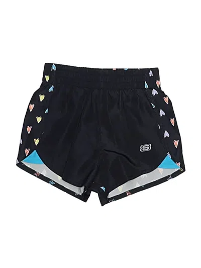 Pre-owned Skechers Kids' Athletic Shorts In Black