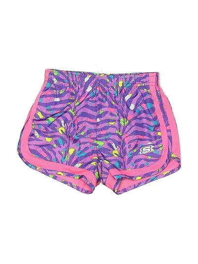 Pre-owned Skechers Kids' Athletic Shorts In Purple