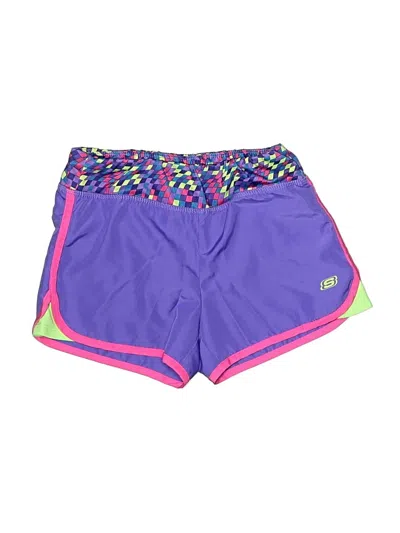 Pre-owned Skechers Kids' Athletic Shorts In Purple