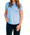 Skechers Athletic Top In White And Lavender In Blue