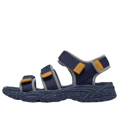 Skechers Beach Sandals 'navy Brown' In Blue