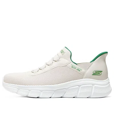 Skechers Bob's Slip-ins 'white Green' In Multi
