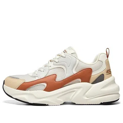 Skechers Bobs Bamina 2 'beige Red' In White