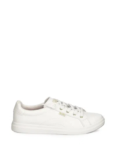 Skechers Bobs D'vine Logo-plaque Sneakers In White