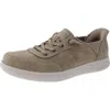 Skechers Bobs Skipper Womens Memory Foam Manmade Slip-on Sneakers In Grey