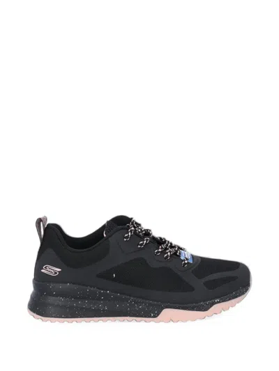 Skechers Bobs Speckled-midsole Sneakers In Black