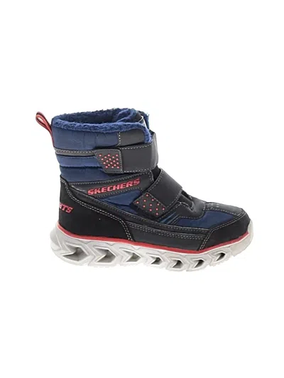Pre-owned Skechers Kids' Boots In Blue