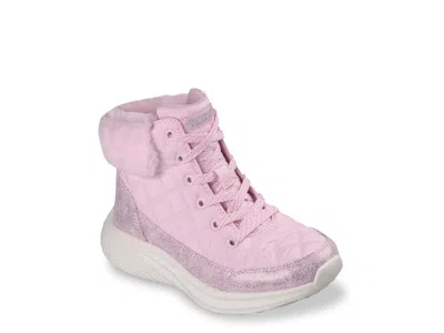 Skechers Bounder Pro Cozy Fit Luxe Boot Kids' In Animal Print