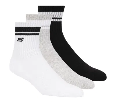Skechers Boy's 3 Pack Boys' Crew Socks In Multi