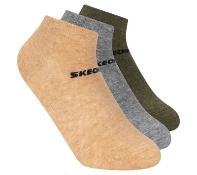 Skechers Boy's 3 Pack Boys' Low Cut Socks In Multi