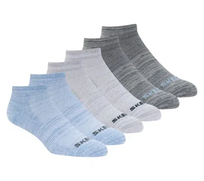 Skechers Boy's 6 Pack Low Cut Non Terry Socks In Purple
