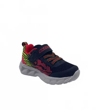 Skechers Kids' Boys Magna Lights Sneakers In Black / Red In Multi