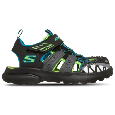 Skechers Kids' Boys Preschool   Gore & Strap Thematic Fisherman Sandals In Multi